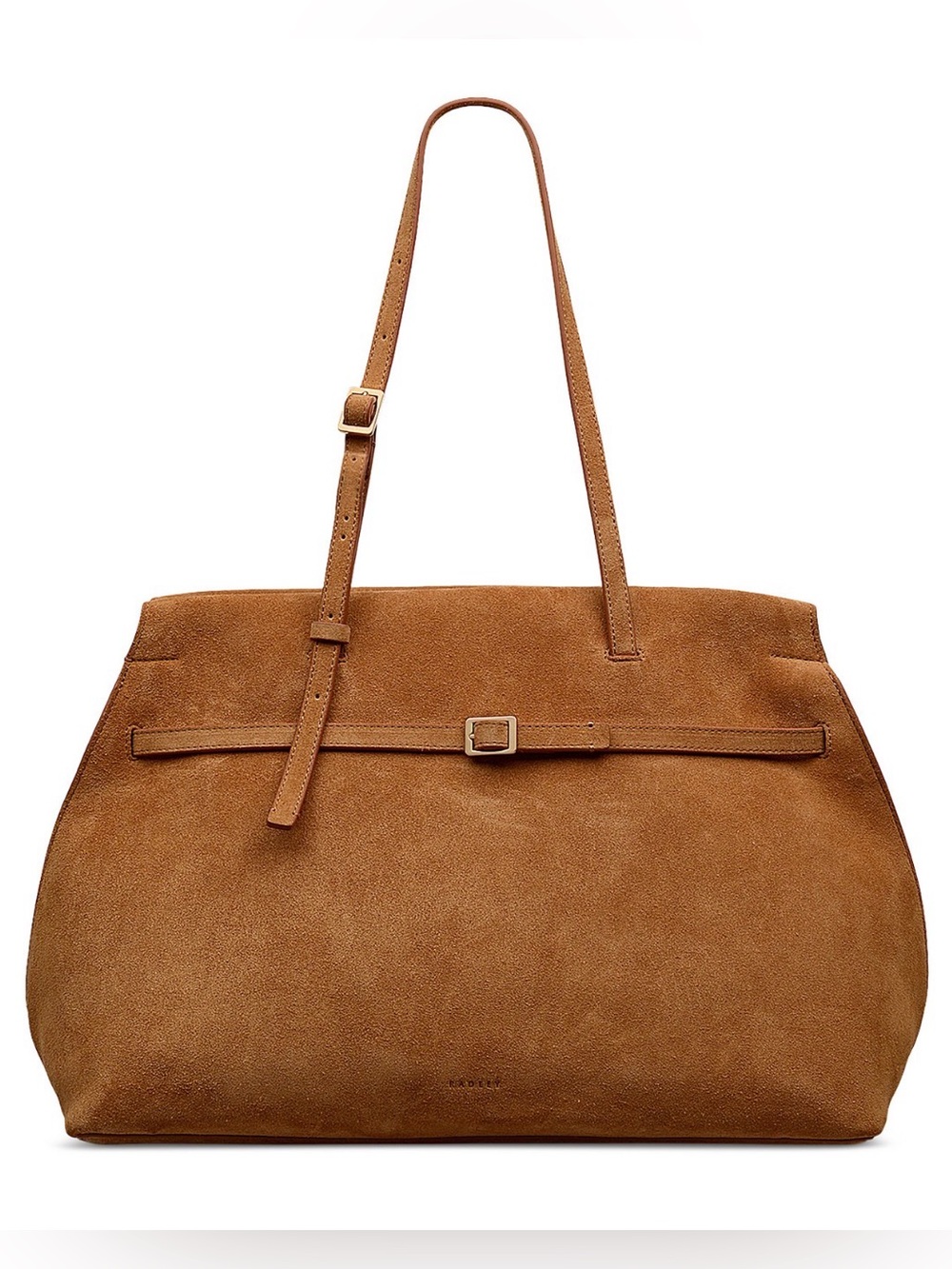 Radley London The Christina Large Suede Zip Top Shoulder Bag
